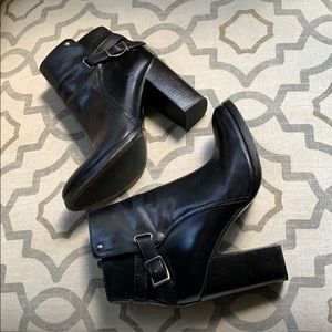 Frye Claude Jodhpur Black Ankle Boots